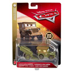 Mattel Disney/Pixar Cars 3 Deluxe Sarge With Cannon Oversized DXV90 / DXV98 887961403602