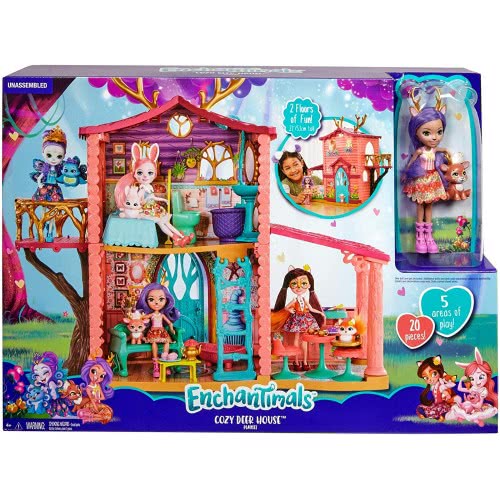 Mattel Enchantimals Ελαφόσπιτο - Κουκλόσπιτο FRH50 887961625752