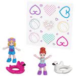 Mattel Polly Pocket Flamingo Floatie Compact FRY35 / FRY38 887961638202