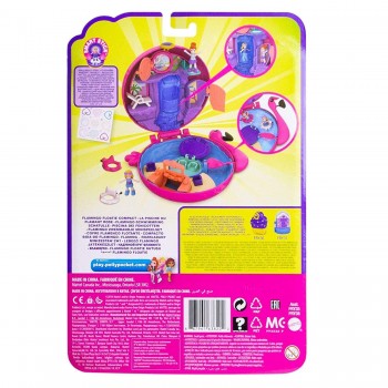 Mattel Polly Pocket Ο Κόσμος Της Polly Σετάκια - Flamingo Floatie Compact FRY35 / FRY38 887961638202