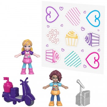 Mattel Polly Pocket Ο Κόσμος Της Polly Σετάκια - Sweet Treat Compact FRY35 / FRY36 887961638172