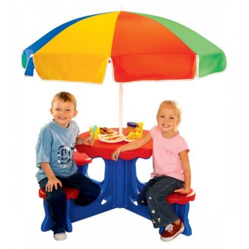 Grow 'n Up Τραπεζάκι Πικ Νικ Le Cafe Set Με Ομπρέλα 3007 833186000997