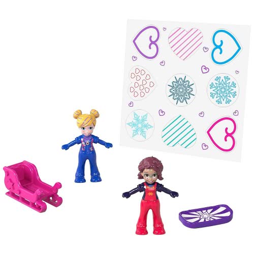 Mattel Polly Pocket Ο Κόσμος Της Polly Σετάκια - Snowball Surprise FRY35 / FRY37 887961638196