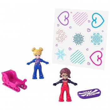 Mattel Polly Pocket Ο Κόσμος Της Polly Σετάκια - Snowball Surprise FRY35 / FRY37 887961638196