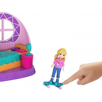 Mattel Polly Pocket Mini - Go Tiny! Room Playset FRY98 887961639186