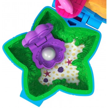 Mattel Polly Pocket Ο Κόσμος Της Polly Mini Σετάκια - Ενυδρείο GCD62 / FRY33 887961638141