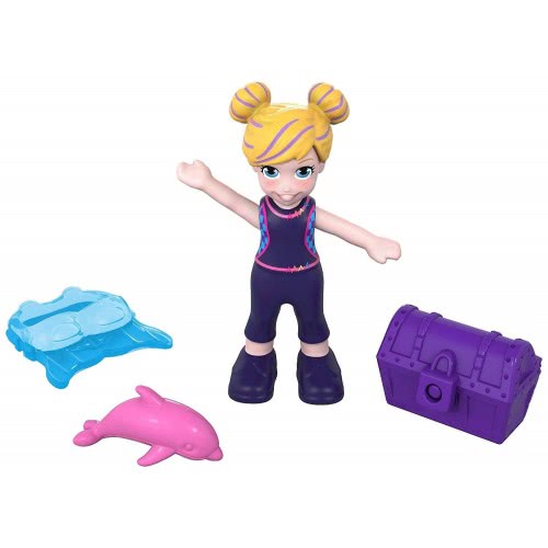 Mattel Polly Pocket Mini Places - Aquarium GCD62 / FRY33 887961638141
