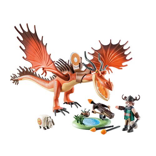 Playmobil Dragons Snotlout And Hookfang 9459 4008789094599