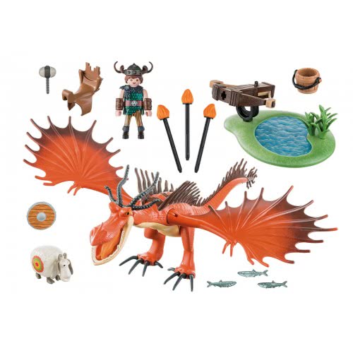 Playmobil Dragons Snotlout And Hookfang 9459 4008789094599