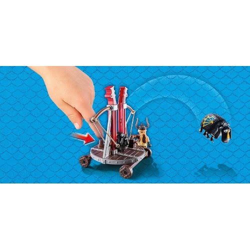 Playmobil Dragons Gobber The Belch With Sheep Sling 9461 4008789094612