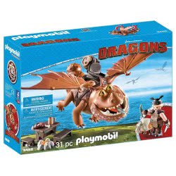 Playmobil Dragons Ο Λέπιας Με Τον Χοντροκέφαλο 9460 4008789094605