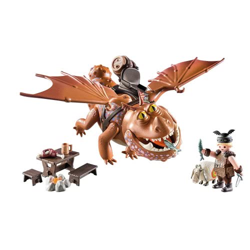 Playmobil Dragons Ο Λέπιας Με Τον Χοντροκέφαλο 9460 4008789094605