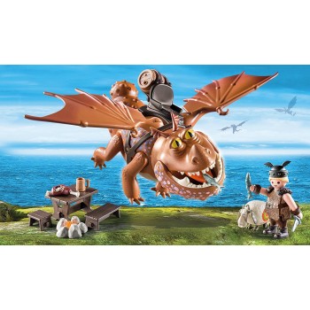 Playmobil Dragons Fishlegs And Meatlug 9460 4008789094605