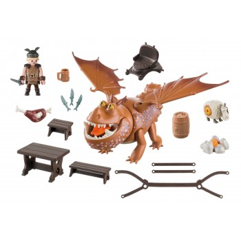Playmobil Dragons Ο Λέπιας Με Τον Χοντροκέφαλο 9460 4008789094605