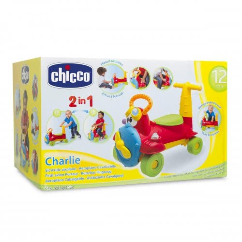 Chicco Αεροπλανάκι Charlie Ride-On Και Περπατούρα 2 Σε 1 Z01-05235-00 8003670826972