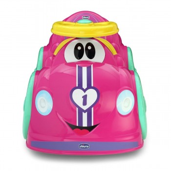 Chicco Αυτοκινητάκι Γύρω Γύρω Όλοι All Around Girl, Ροζ Z01-07347-01 8058664074341