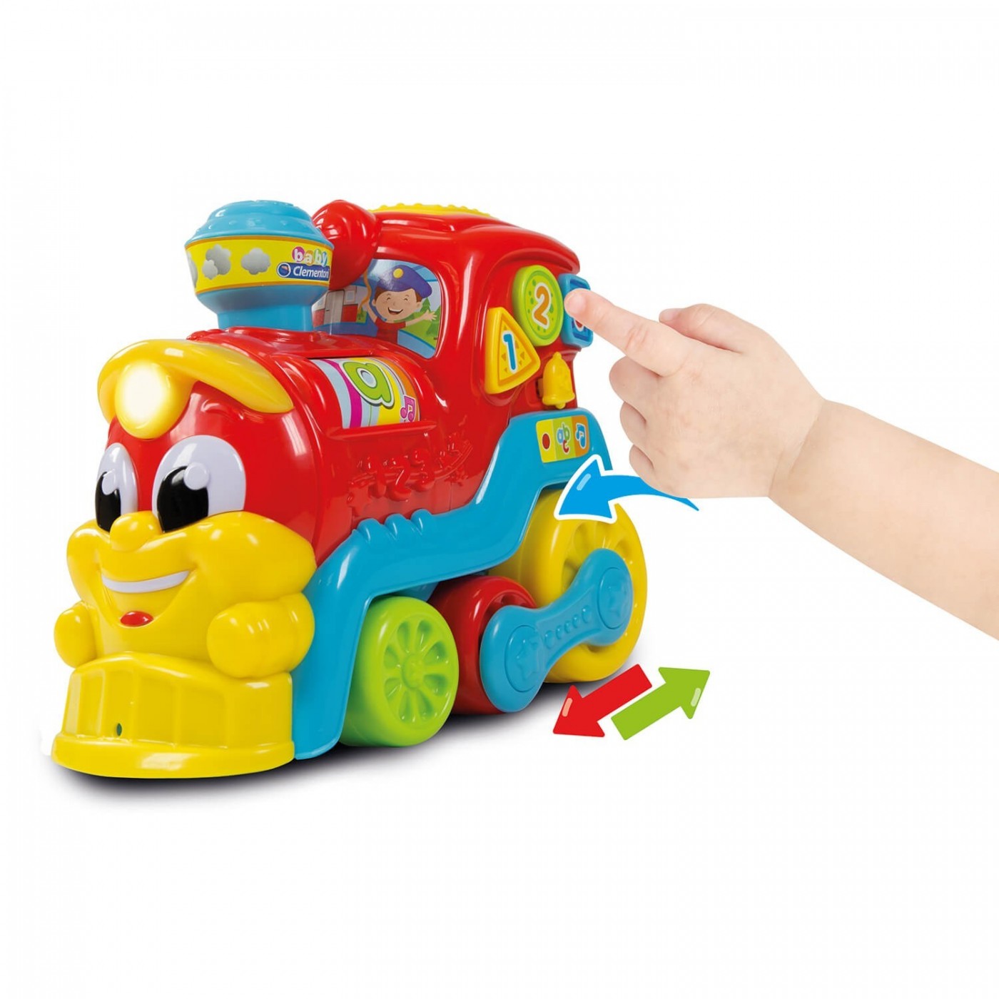 Clementoni Baby Toy Train Tsaf Tsuf 123 (Speaks Greek) 1000-63513 ...