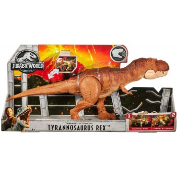 Mattel Jurassic World T-REX Δεινόσαυρος Με Κινούμενα Μέρη FMY70 887961585438