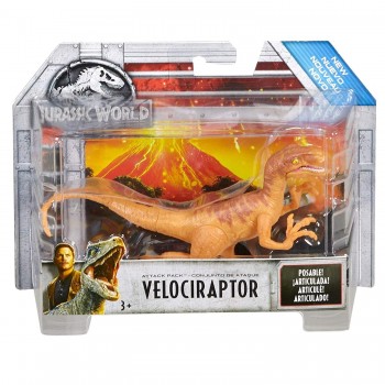 Mattel Jurassic World Basic Dinosaur Figures - Velociraptor FPF11 / FVJ88 887961660531