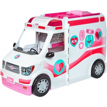 Mattel Barbie Κινητό Ιατρείο - Ασθενοφόρο FRM19 887961628739