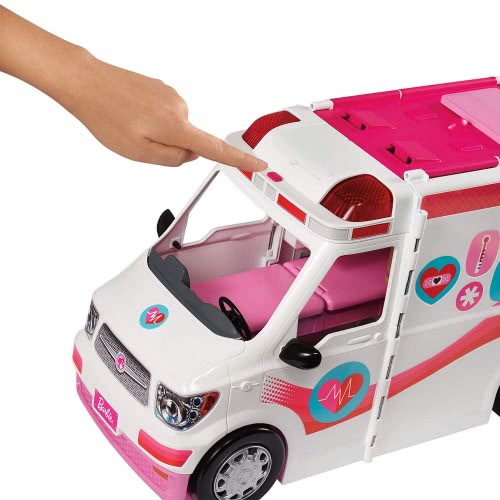 Mattel Barbie Κινητό Ιατρείο - Ασθενοφόρο FRM19 887961628739