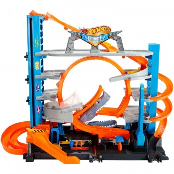 Mattel Hot Wheels Ultimate City Garage With Shark FTB69 887961639902