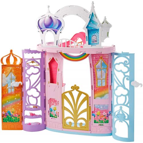 Mattel Barbie Dreamtopia Portable Castle Dollhouse FTV98 887961652611