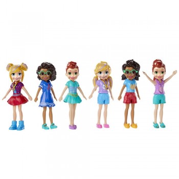 Mattel Polly Κούκλα Με Αξεσουάρ - 6 Σχέδια GCD63 / GFT90 887961686135