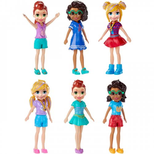 Mattel Polly Κούκλα Με Αξεσουάρ - 6 Σχέδια GCD63 / GFT90 887961686135