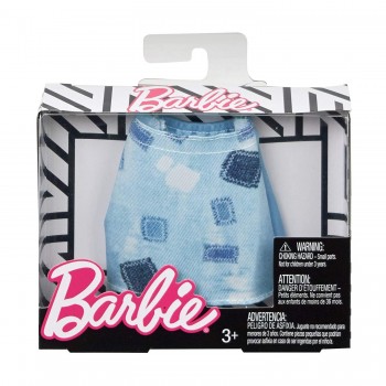 Mattel Barbie Fashions Φούστα Τζιν Μπλε FPH22 / FPH23 887961608069