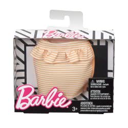 Mattel Barbie Fashions Orange And White Stripes Skirt FPH22 / FPH31 887961608038