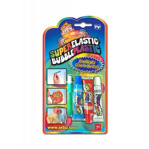 Gama Brands Bubble Super Elastic Plastic Glow In The Dark Balloon - 3 Designs 11510083 8712118100832