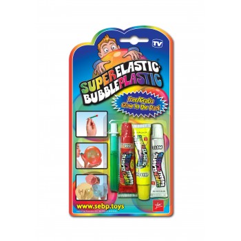 Gama Brands Bubble Super Elastic Plastic Glow In The Dark Balloon - 3 Designs 11510083 8712118100832