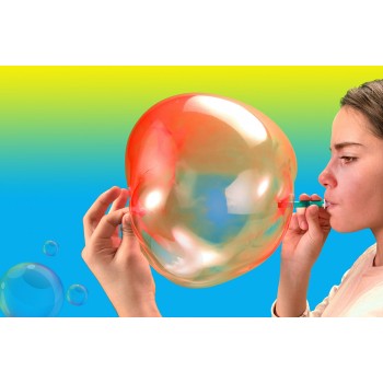 Gama Brands Bubble Super Elastic Plastic Glow In The Dark Balloon - 3 Designs 11510083 8712118100832
