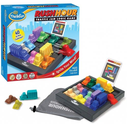 ThinkFun Παιχνίδι Λογικής Rush Hour 005000 019275050009