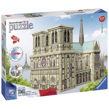 Ravensburger 3D Puzzle Maxi Notre Dame 324 Pcs 12523 4005556125234