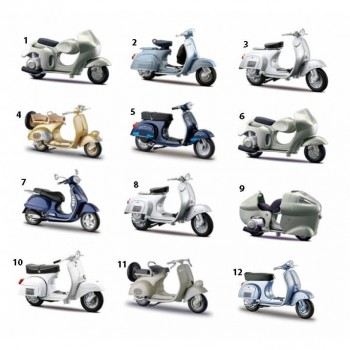 Maisto Vespa Machine 1:18 - 12 Desings 48/31540 090159315407