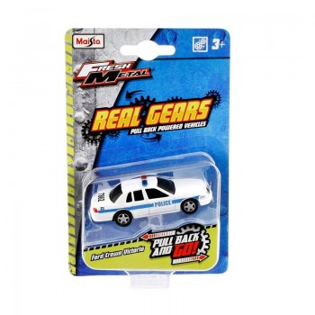 Maisto Fresh Metal Real Gears Vehicles Pull Back - 6 Designs 15395 090159153955