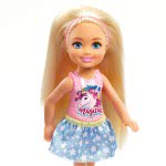 Mattel Barbie Club Chelsea: Blonde Doll With Unicorn Blouse DWJ33 / FRL80 887961628142
