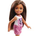 Mattel Barbie Club Chelsea: Τσέλσι Μελαχρινή Με Μπλουζάκι Σκυλάκι DWJ33 / FRL81 887961628159