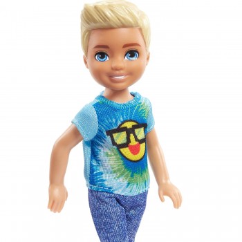 Mattel Barbie Club Chelsea: Ξανθό Αγοράκι Με Μπλουζάκι Emoji DWJ33 / FRL83 887961628166