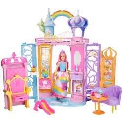 Mattel Barbie Dreamtopia Doll And Castle FRB15 887961620344