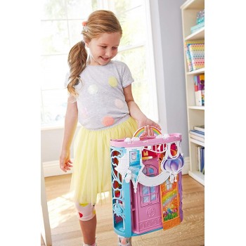 Mattel Barbie Παραμυθένιο Καστράκι - Βαλιτσάκι Με Πριγκίπισσα FRB15 887961620344