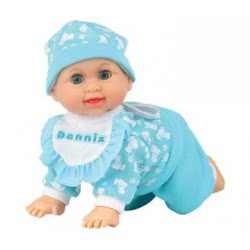 Toys-shop Choice Κούκλα Μωρό Μπουσουλίτσα Με Ύψος 26Εκατοστά Σε 2 Χρώματα JO083042 6990718830423