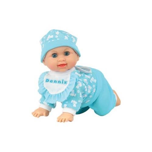 Toys-shop Choice Κούκλα Μωρό Μπουσουλίτσα Με Ύψος 26Εκατοστά Σε 2 Χρώματα JO083042 6990718830423