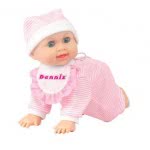 Toys-shop Choice Crawling Baby Doll 26Cm Asst.2 JO083042 6990718830423