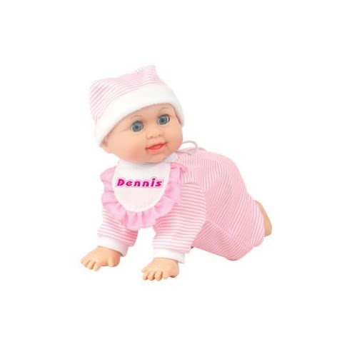 Toys-shop Choice Κούκλα Μωρό Μπουσουλίτσα Με Ύψος 26Εκατοστά Σε 2 Χρώματα JO083042 6990718830423