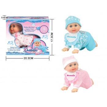 Toys-shop Choice Crawling Baby Doll 26Cm Asst.2 JO083042 6990718830423