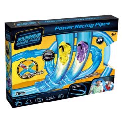 Toys-shop Choice Power Racing Tubes Πίστα Με Αυτοκινητάκια (Σετ 78 Τεμάχιων) JF061475 6990718614757