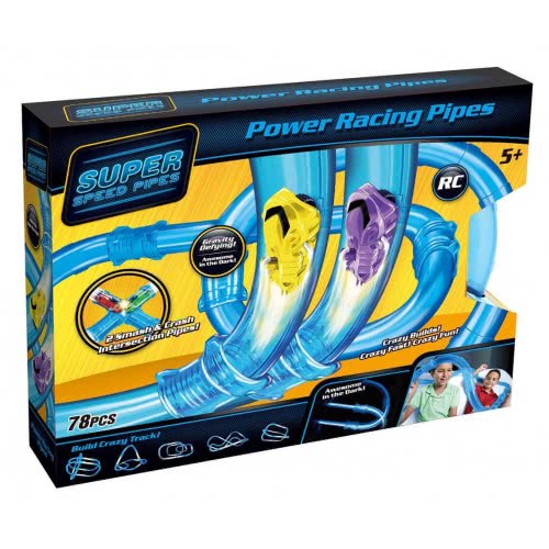 Toys-shop Choice Power Racing Tubes Πίστα Με Αυτοκινητάκια (Σετ 78 Τεμάχιων) JF061475 6990718614757